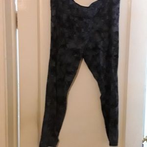 Legging, navy and skin blue tie die.worn once